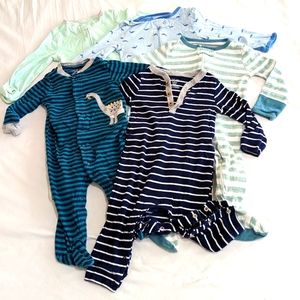 5pc Bundle: 6-9 month baby onesies